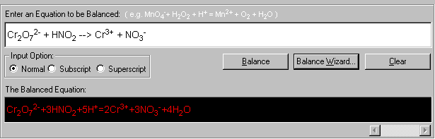 Alter chemical formula balance equation